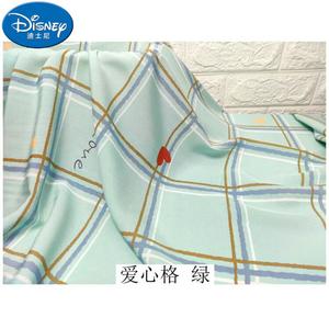 Disney Пододеяльник 200х230 см, искусственный хлопок и шелк, сердце зеленый, на молнии