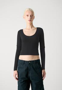 Рубашка с длинным рукавом ONLKAYA VNECK SHORT ONLY, черный