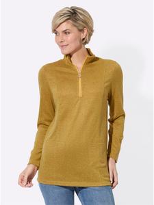 Длинная рубашка цвета охры и меланжа WITT WEIDEN