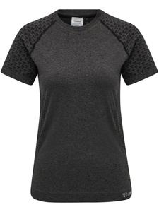 Спортивная футболка Hummel S/S Raglanärmel Hmlci Yoga Damen, цвет black melange