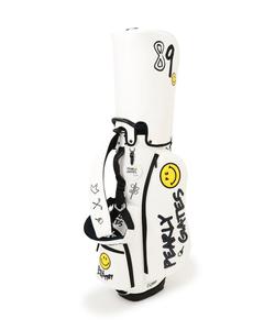 Сумка-органайзер NICO из искусственной кожи, подставка (подходит для клюшек для гольфа длиной 46 дюймов) (унисекс) Pearly Gates, цвет White 1
