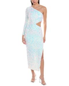 Платье Saylor Lennox с открытыми плечами, белый