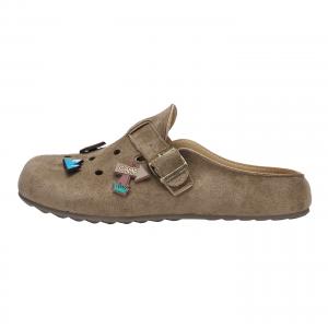 Тихие устойчивые к истиранию нескользящие закрытые тапочки women's XMISTUO, хаки