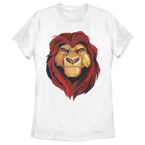 Футболка Disney's The Lion King Junior с рисунком Mufasa Licensed Character, белый