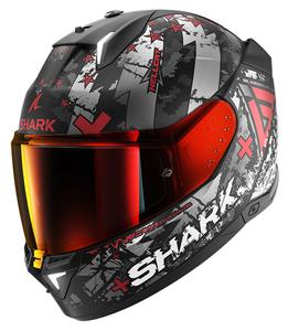 Полнолицевый шлем Skwal i3 Hellcat Shark, мультиколор