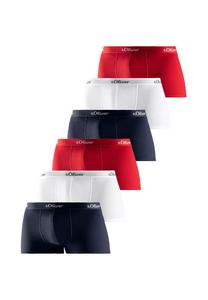 Шорты/брюки в стиле ретро, ​​набор из 6 базовых предметов s.Oliver, цвет Rot Dunkelblau