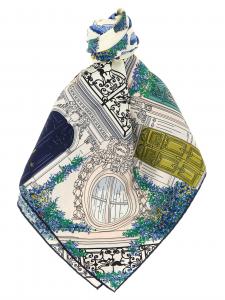 Шарф «90 Jardin Parisien» Longchamp, мультиколор