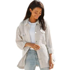 Женская куртка-рубашка из букле Lascana