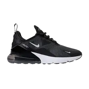 Кроссовки Nike Air Max 270 Knit Jacquard GS 'Black', черный