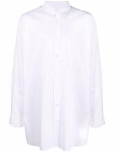 Maison Margiela удлиненная рубашка на пуговицах, белый