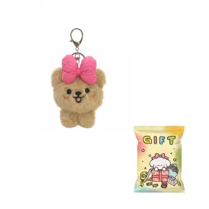 Плюшевый кулон мишка с бантом высотой 12 см Ten Thousand Children's Music