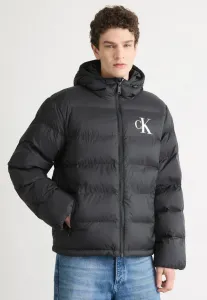 Зимняя куртка с монограммой Calvin Klein Jeans, Black
