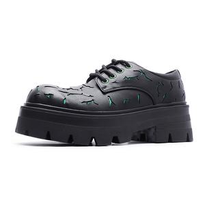 Повседневные кроссовки мужские черно-зеленые V ZERO FIVE