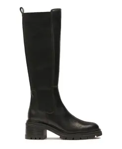 Ботинки с эластичной тканью Kazar, черный