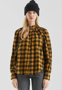 Блуза QS Button-down blouse, Senf/Yellow