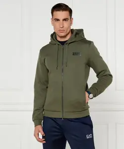 Толстовка Regular fit Ea7, зеленый