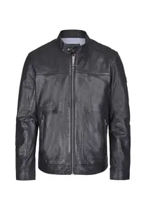 Кожаная куртка БУКЛАУДИО Bugatti, черный