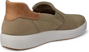 Мужские мягкие слипоны ECCO Soft 7, коричневый