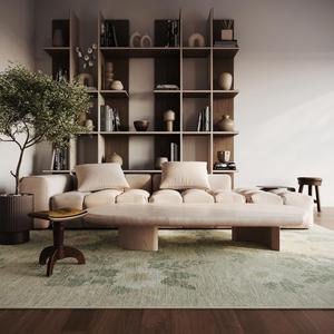 Nuloom Zanessa Floral & Paisley ковер 244 x 305 см для гостиной, спальни, столовой, машинная стирка, бежевый