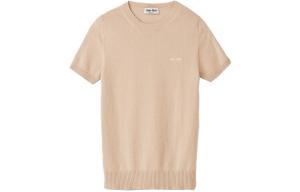 Футболка женская Miu Miu, светло-коричневый