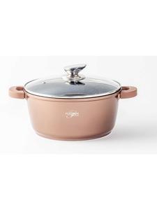 Литая алюминиевая кастрюля Ø26 см бежевого цвета COFI 1453, 32 см