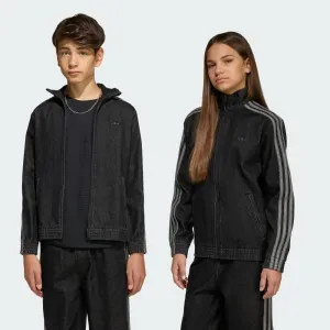 Джинсовая спортивная куртка Adidas Firebird, цвет Black