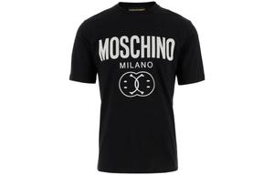 Футболка с логотипом MOSCHINO, черная