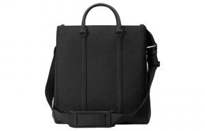 GUCCI Сумка-шоппер Rubber Leather, мужская сумка black