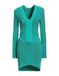 Мини-платье Balmain, изумрудно-зеленый