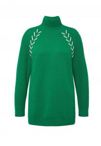 Джемпер Ulla Popken, зеленый