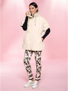 Брюки с принтом черного и серо-коричневого цветов Heine