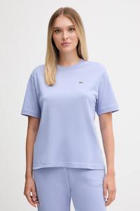 Хлопковая футболка Lacoste, синий