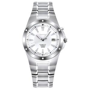 SEIKO Мужские часы с кварцевым механизмом и металлическим ремешком 40 мм белый циферблат