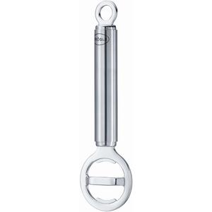 Открывалка для бутылок, с кольцом для подвешивания, нержавеющая сталь 18/10, пригодна для мытья в посудомоечной машине Rösle, Aluminiumfarben