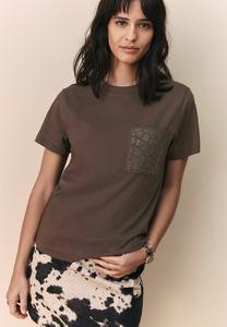 Футболка Next REGULAR FIT , Chocolate Brown/Brown