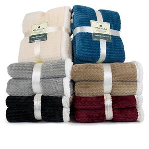 Плед из шерпы PAVILIA 50x60 дюймов, серый