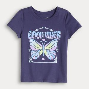 Футболка с принтом для девочек 4-12 Jumping Beans, Purple Butterfly