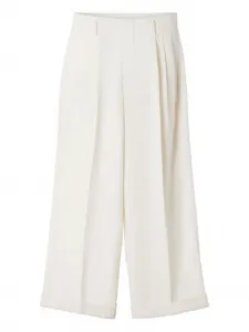 Брюки со складками Lanvin, белый