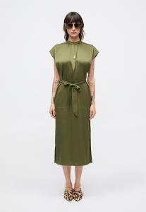 Платье Filippa K BELTED STAND COLLAR DRESS, Laurel Green/Olive
