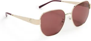 Женские солнцезащитные очки Tory Burch TY6117, Brushed Light Gold