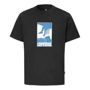 Футболка men's all star printing sports short sleeve black Converse, черный