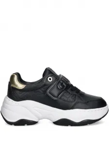 Кроссовки Helinn с тисненным ремешком Guess Usa, черный