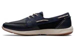 Повседневные однобортные туфли мужские, цвет морской волны Clarks, Marine Blue