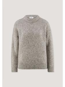 Вязаный свитер натурального серого цвета Hessnatur