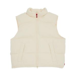 Жилет Supreme x Nike Denim Puffer Vest, кремовый