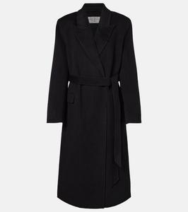 Шерстяное пальто с кашемиром Acne Studios, Black
