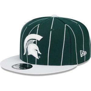 Мужская винтажная кепка New Era зеленого/белого цвета Michigan State Spartans 9FIFTY Snapback
