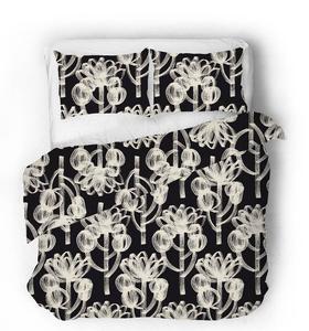 Сатиновое постельное белье Sense Eight TROPHY, черный - 135 х 200 см