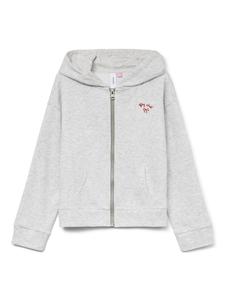Vero Moda Girl Толстовка с молнией 'VMTrina' в светло-сером цвете