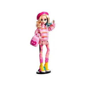 Детская кукла Mattel Games Monster High Wednesday Edin doll, розовый